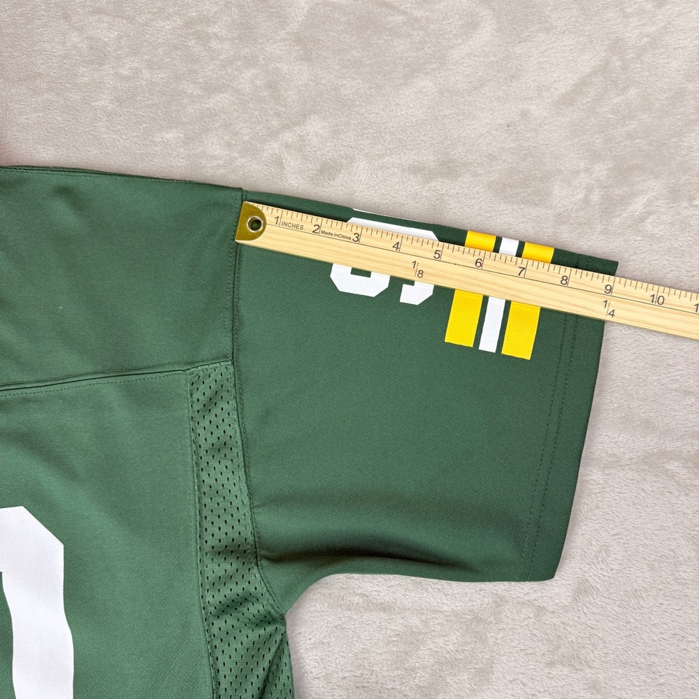 NFL Green Bay Packers B.J. Raji Jersey Youth XL Green 90 Football Streetwear EUC - Picture 7 of 8